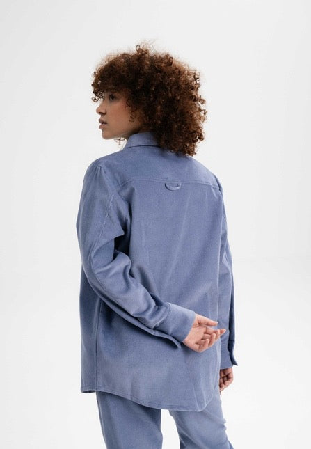 cord overshirt jiya taubenblau