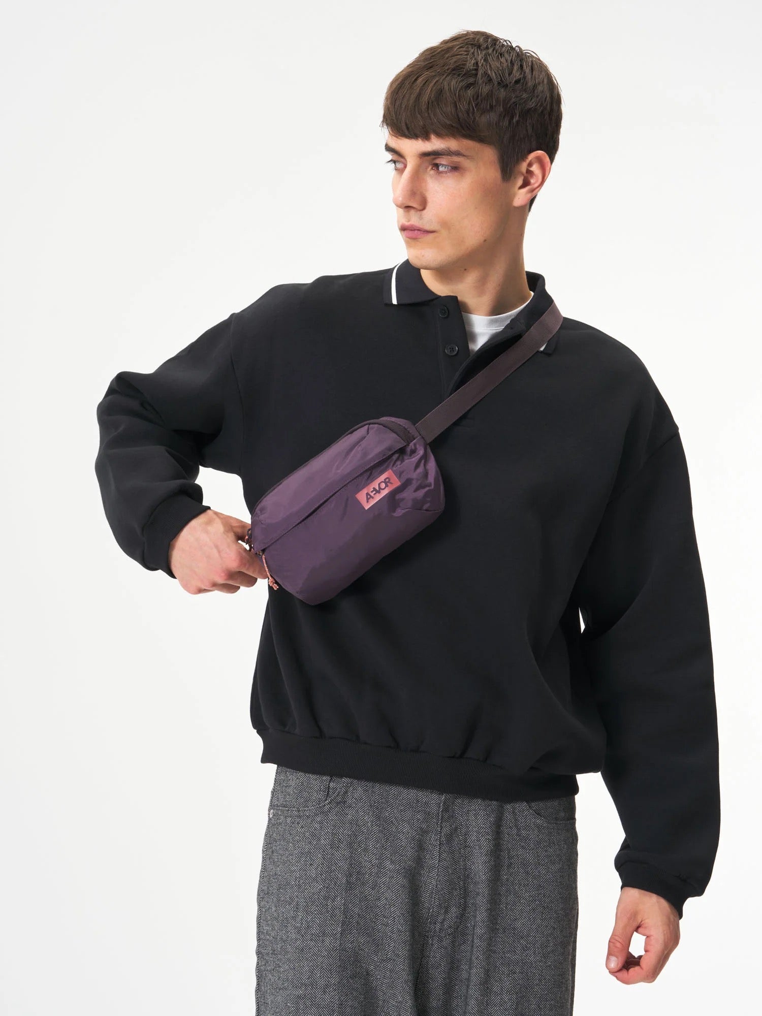 tasche hip bag ease riptstop oxy purple