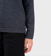 pullover basic merino knit anthracite