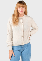 gerda knit cardigan pastel sand