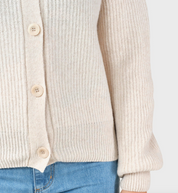 gerda knit cardigan pastel sand