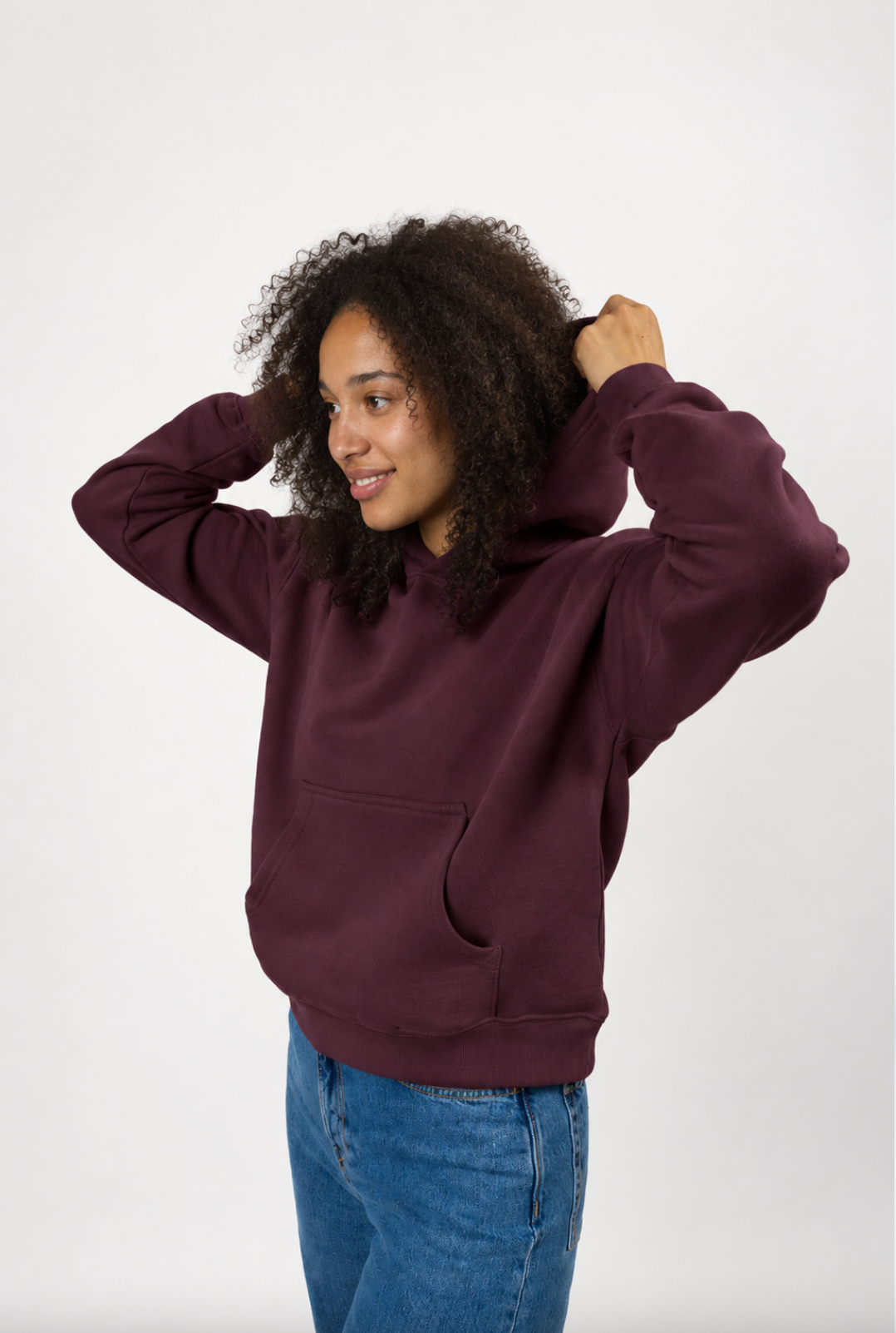 classic women's hoodie fig