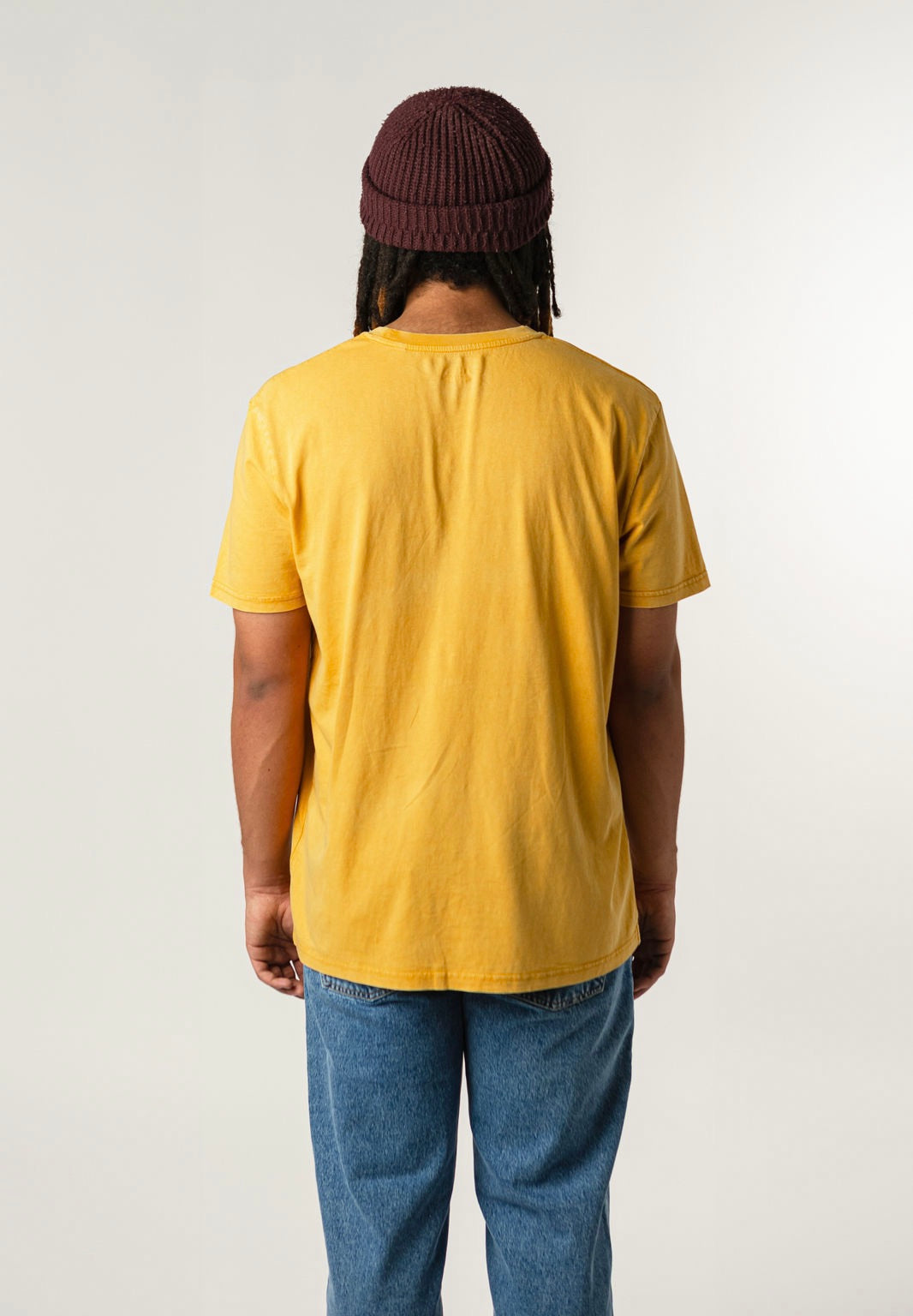 t-shirt creator vintage dyed ochre