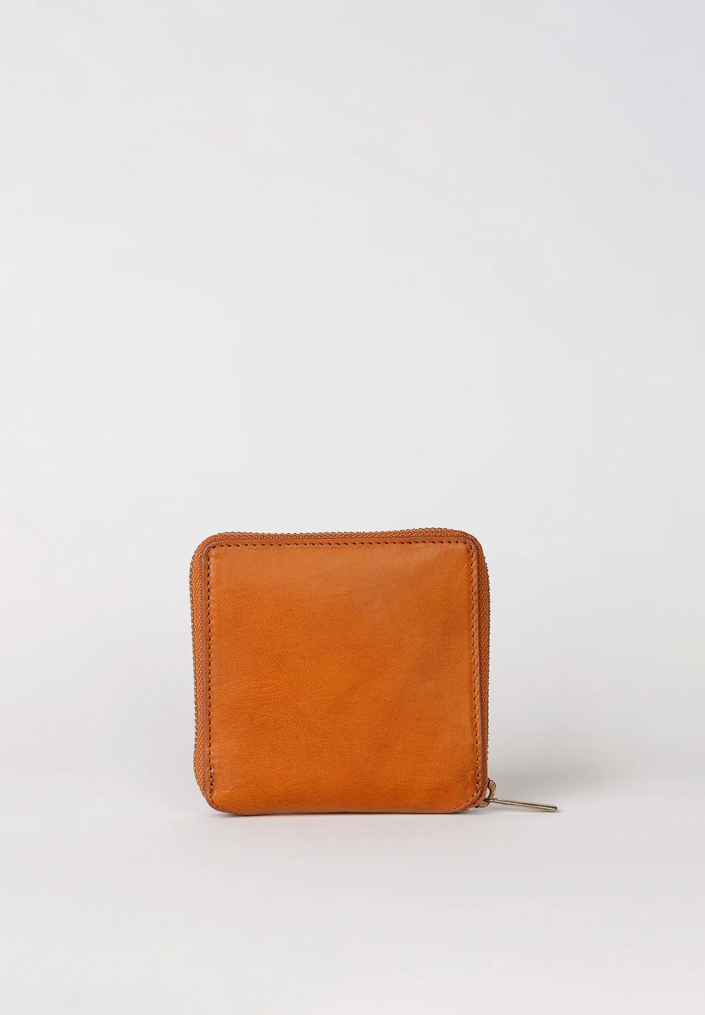 sonny square wallet cognac stromboli leather
