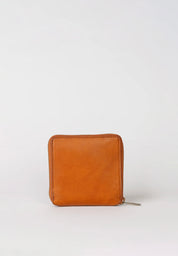 sonny square wallet cognac stromboli leather