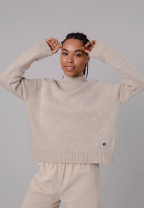 perkins cropped sweater beige
