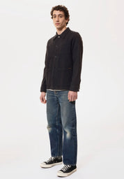 barney worker jacket black