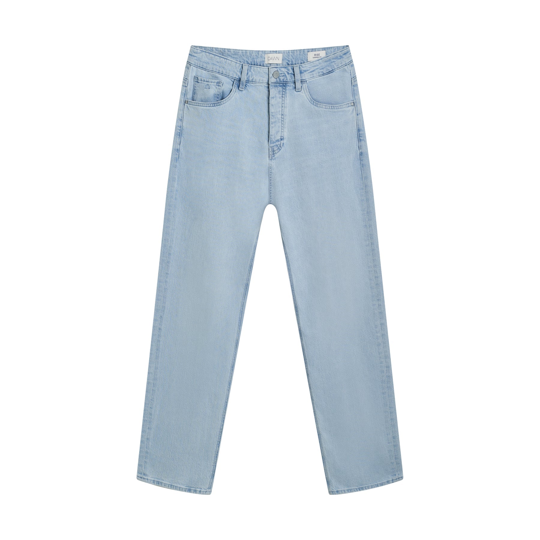 jeans rise relaxed tapered - basic - ice blue