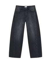 jeans ash barrel leg - cutline - vintage black