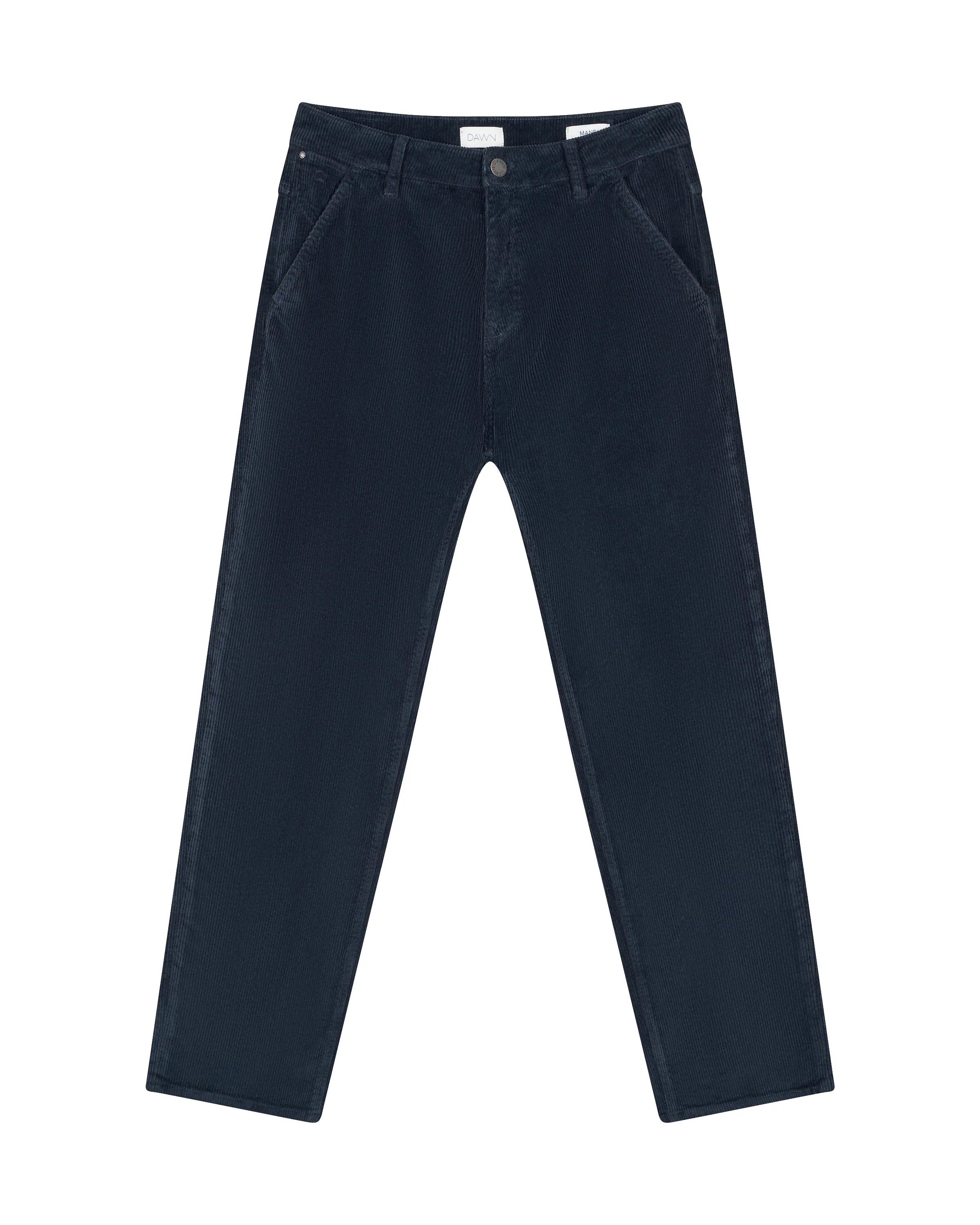 jeans mane relaxed straight corduroy -french - dark navy
