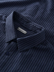 dune regular stripe shirt multi check