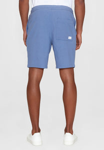 fig loose crushed cotton shorts moonlight blue