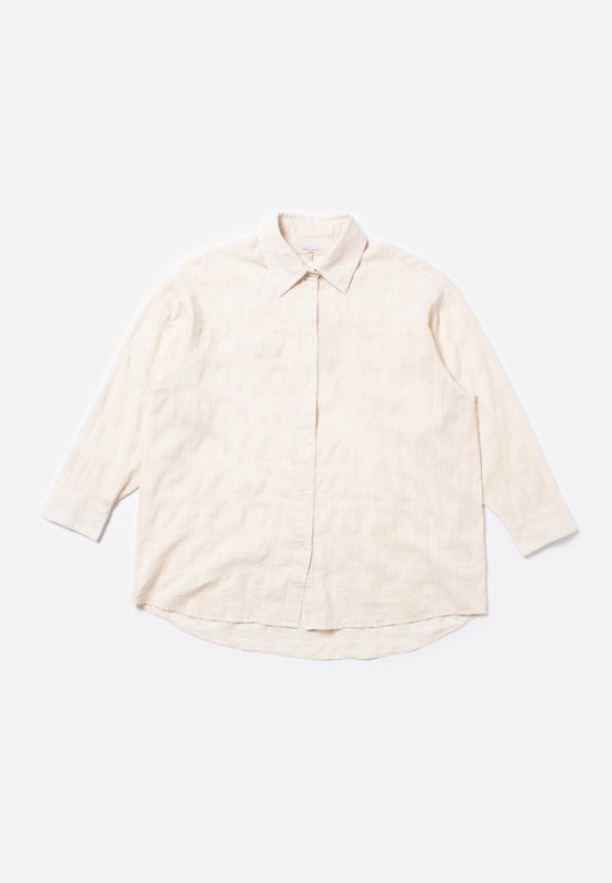 monica embroidered shirt offwhite
