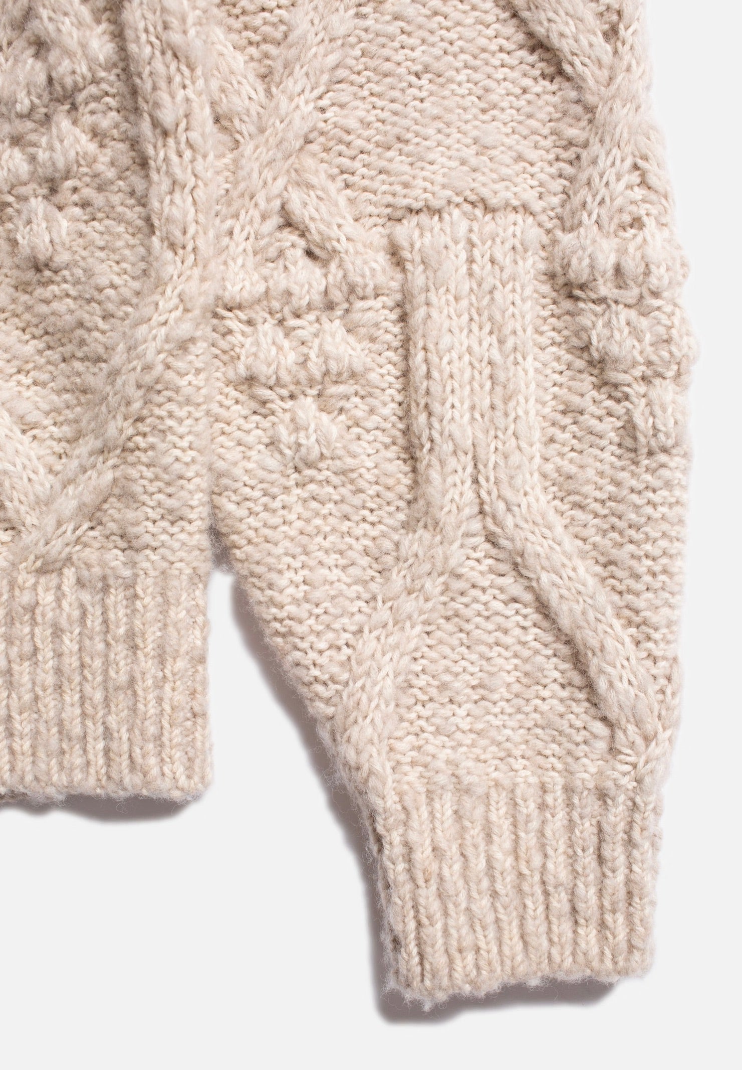 pullover elsa cable knit oat