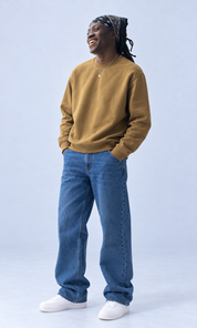 oversized crew neck