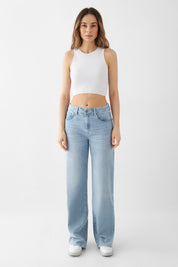 jeans dew flared - classic - light blue