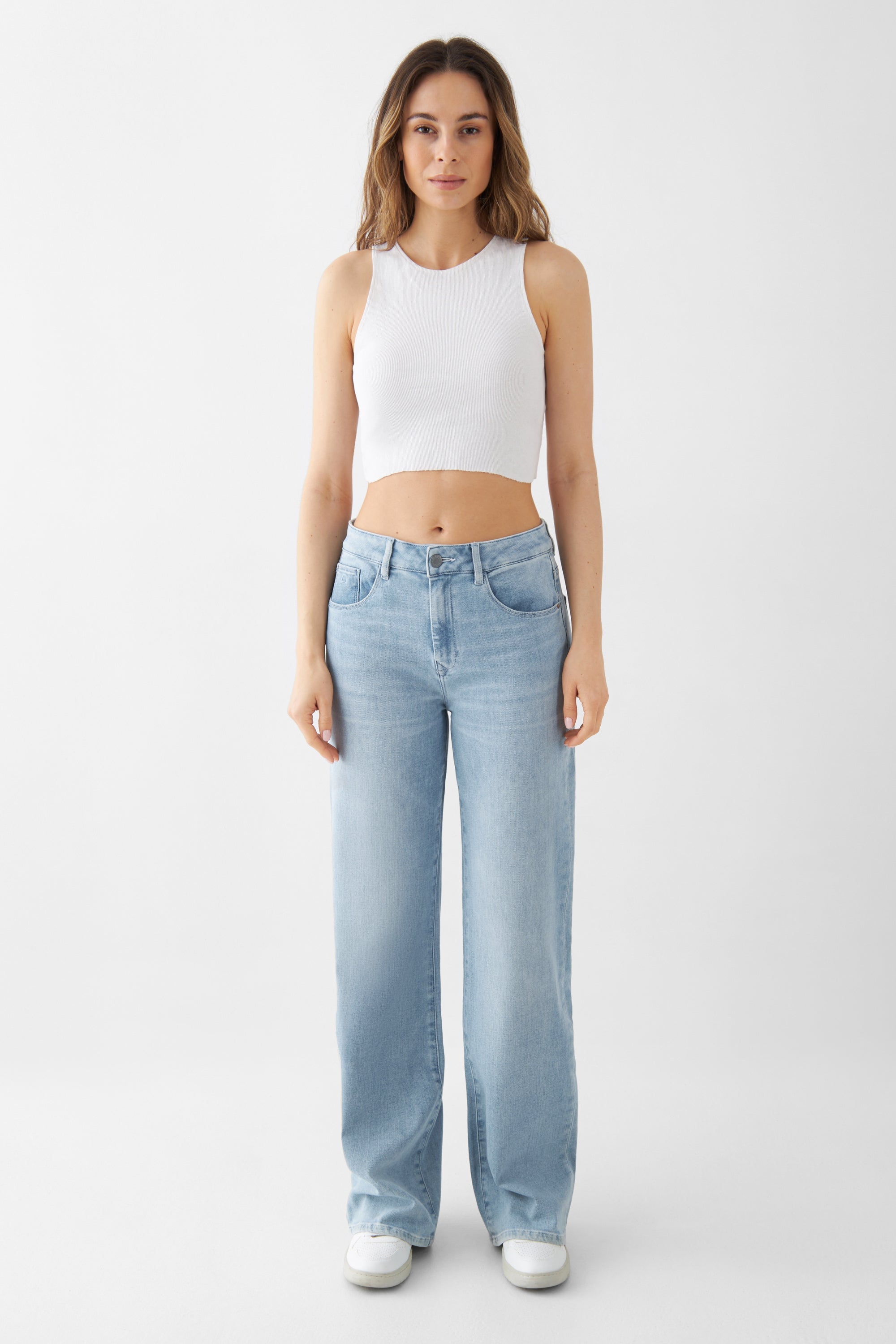 jeans dew flared - classic - light blue