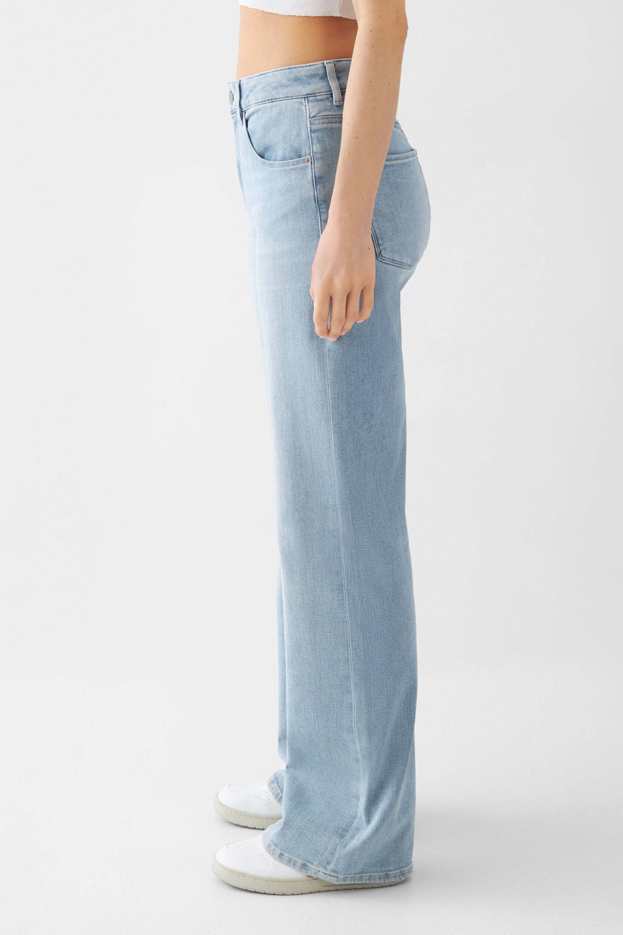 jeans dew flared - classic - light blue