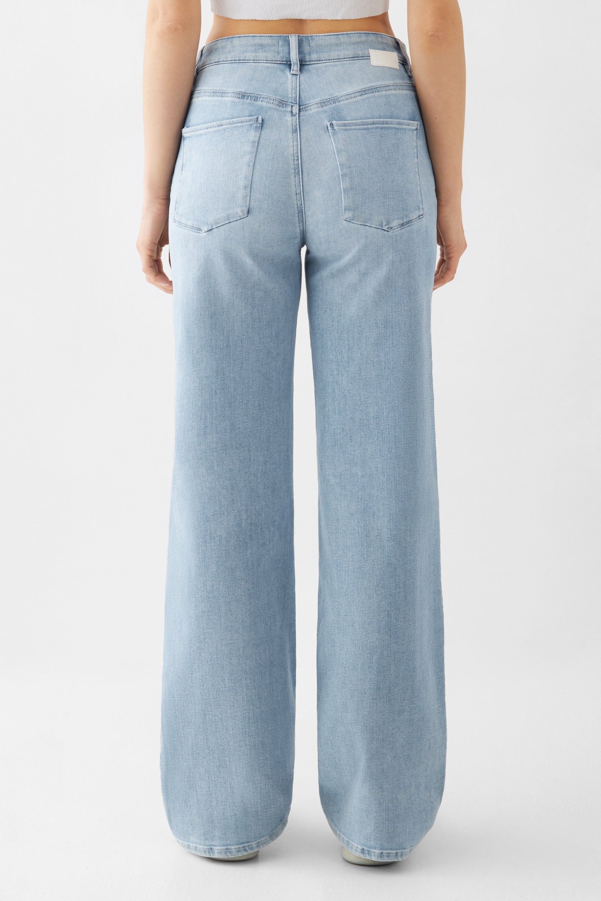 jeans dew flared - classic - light blue
