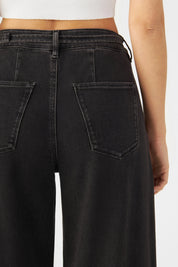 jeans blink wide barrel soft denim - classic - black denim