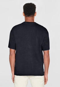 loose fit reactive dyed sweat t-shirt black jet
