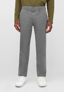 chuck regular flannel chino pants dark gray melange