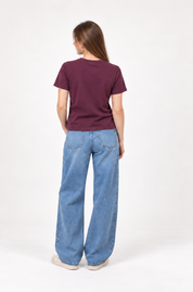 boxy crop tee fig