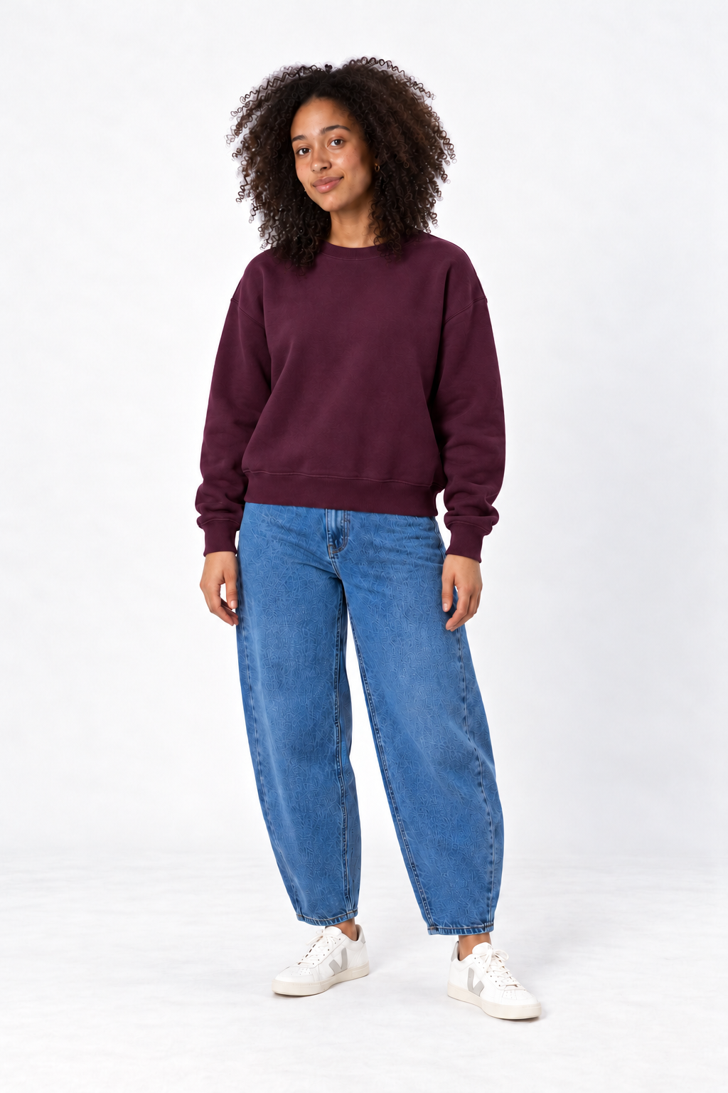 classic women's crew neck fig