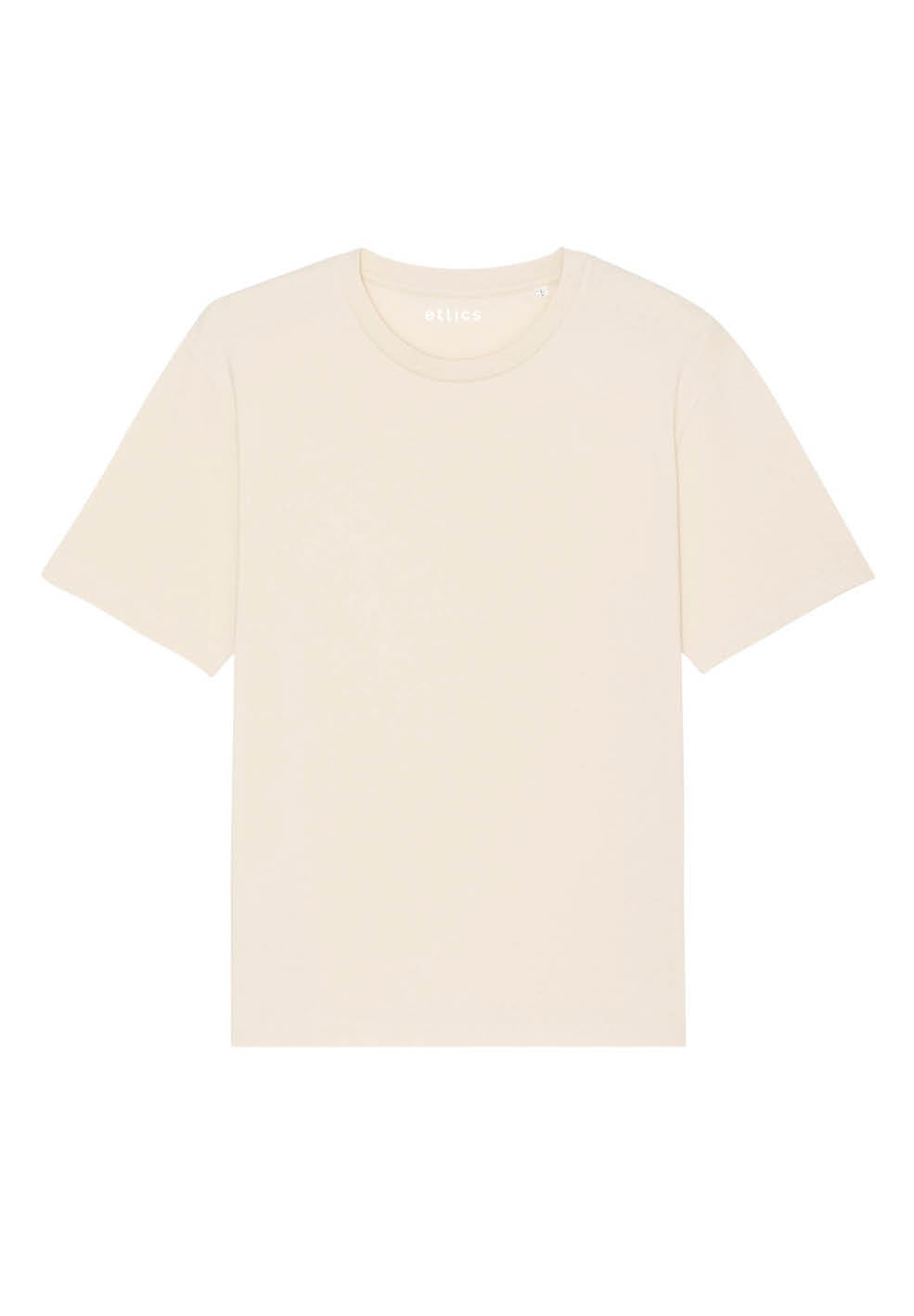 relaxed unisex t-shirt fuser natural raw