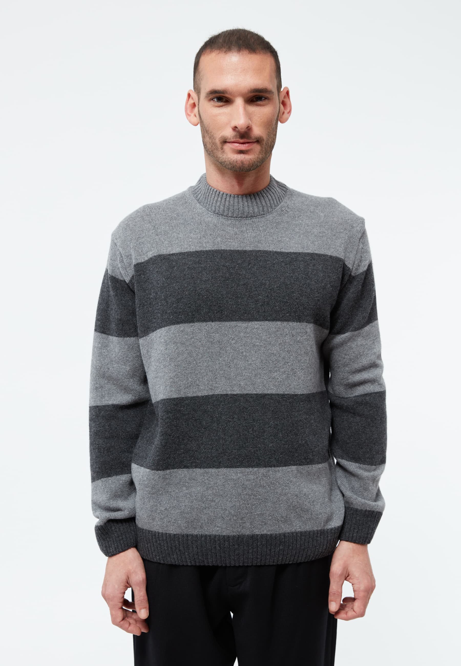 pullover gbivan iron grey/anthracite (stripes)