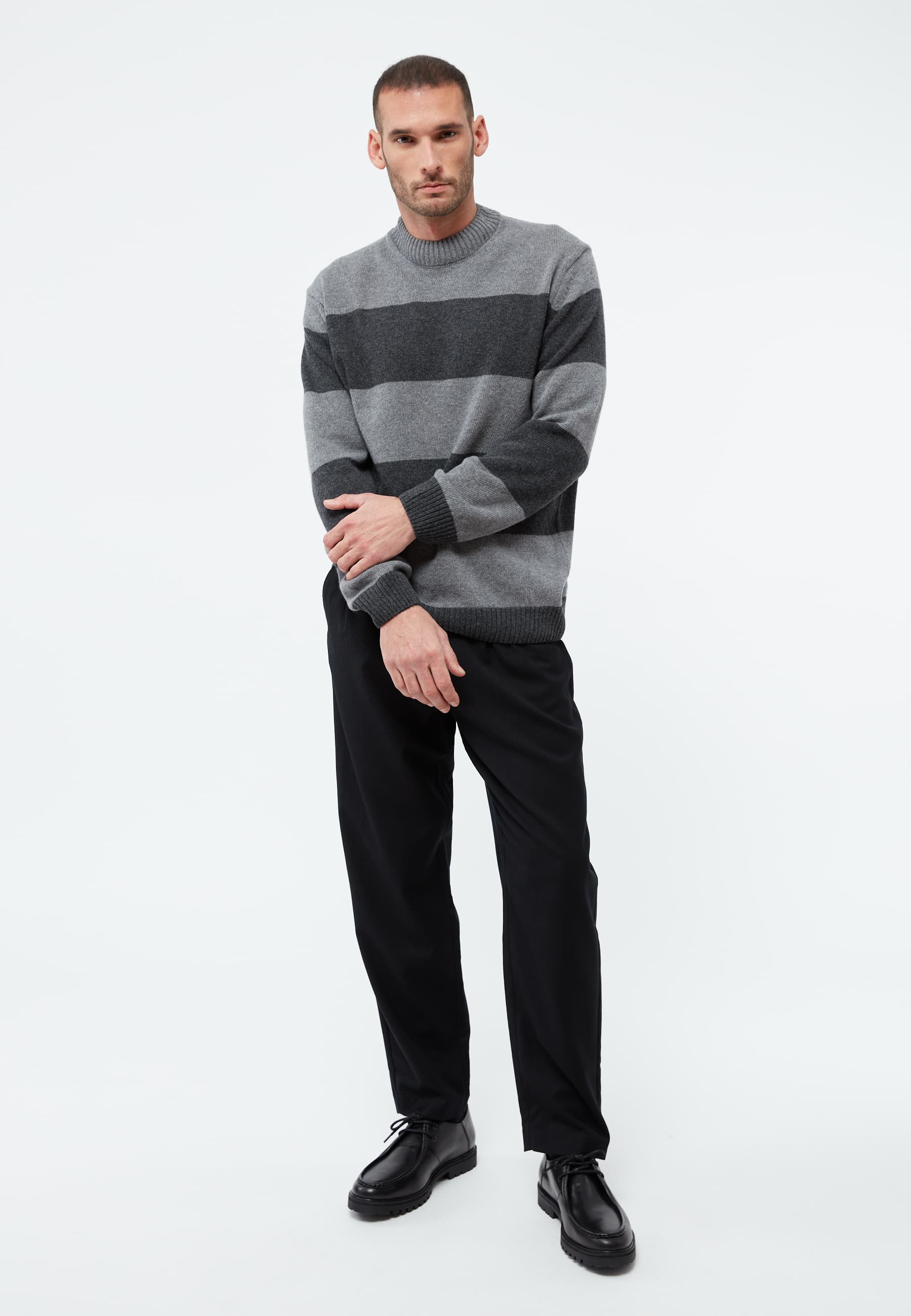 pullover gbivan iron grey/anthracite (stripes)