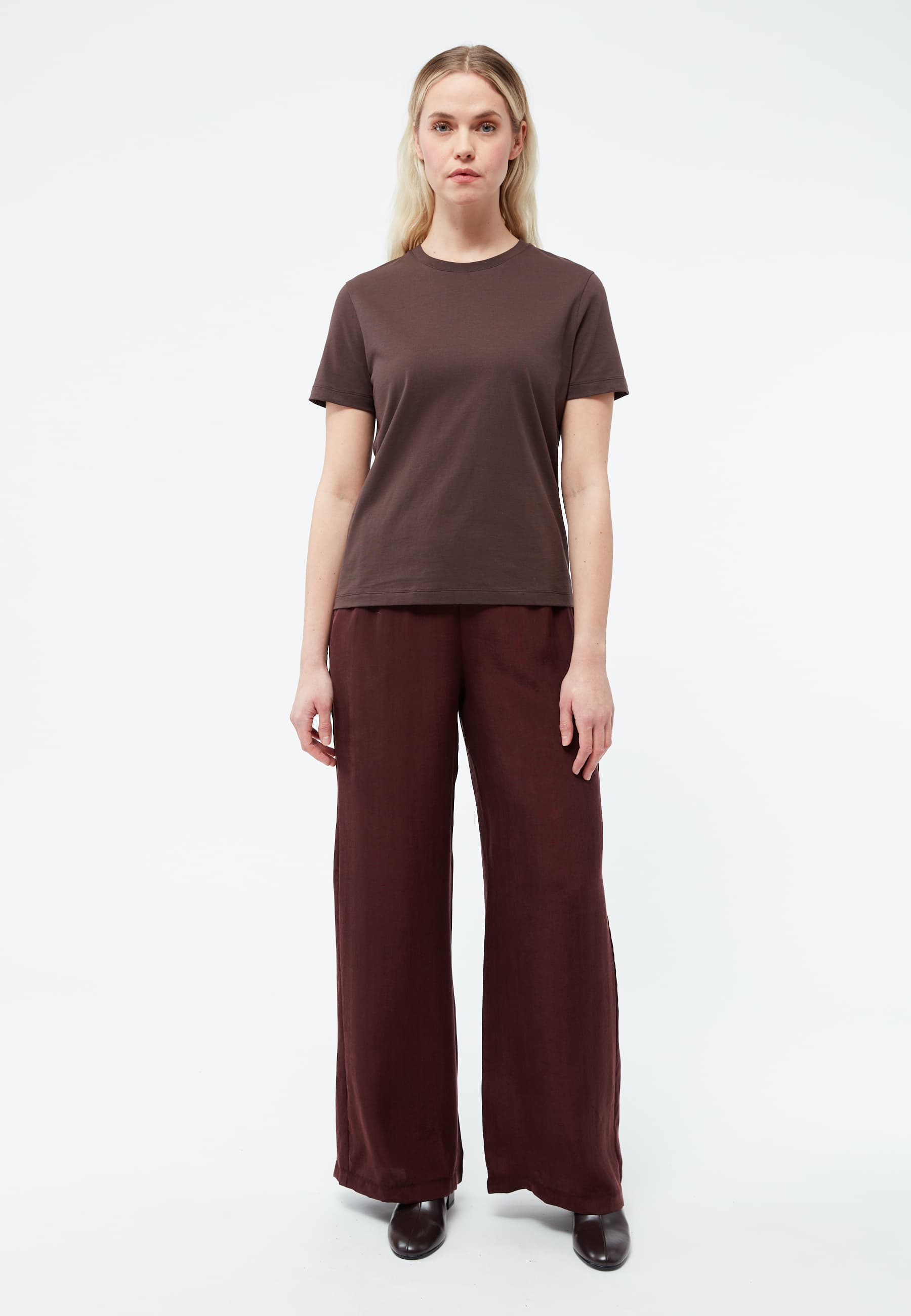 t-shirt gbfine coffee brown