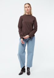 longsleeve gbrosalie coffee brown