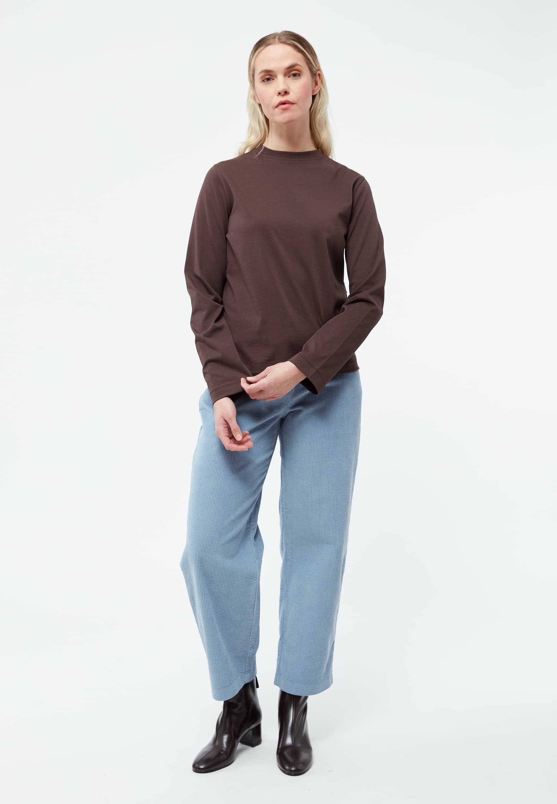 longsleeve gbrosalie coffee brown