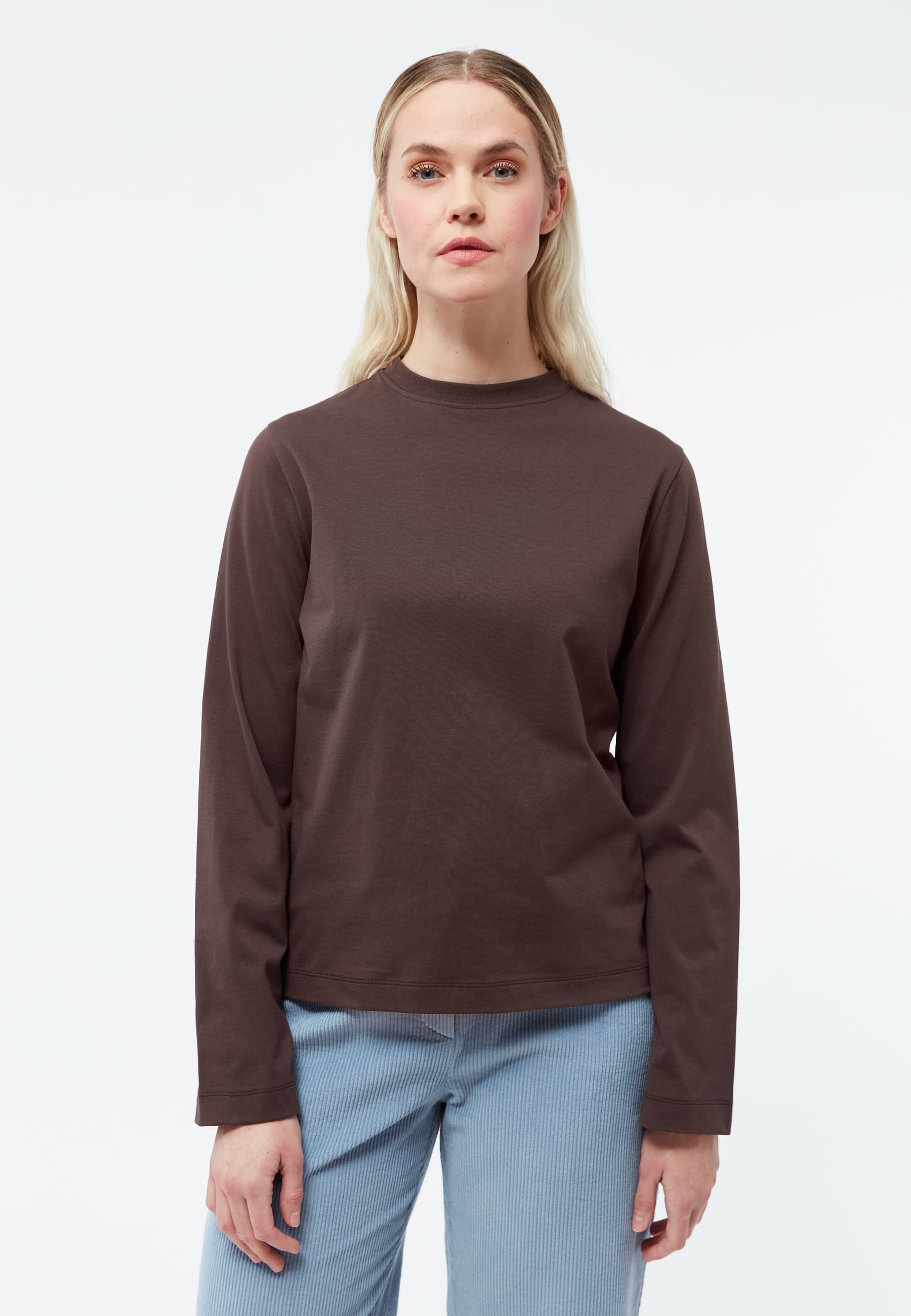 longsleeve gbrosalie coffee brown