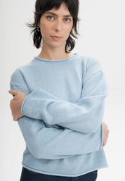 pullover geetha salty blue melange