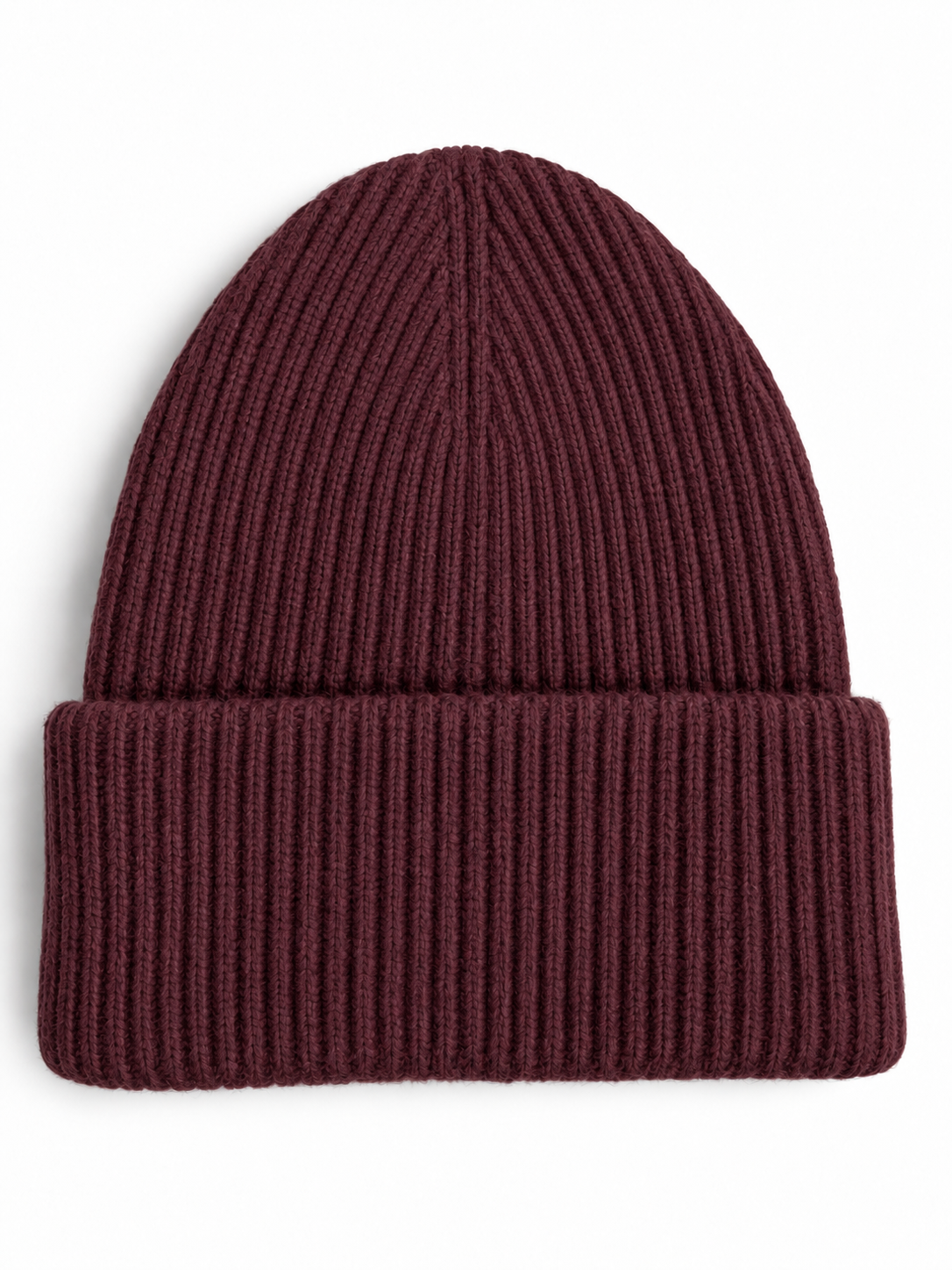double layered wool beanie - fig