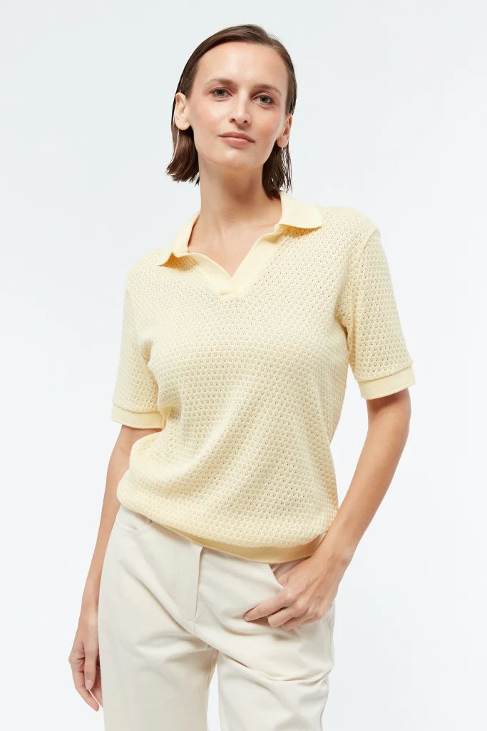 polo shirt yasmin creamy yellow