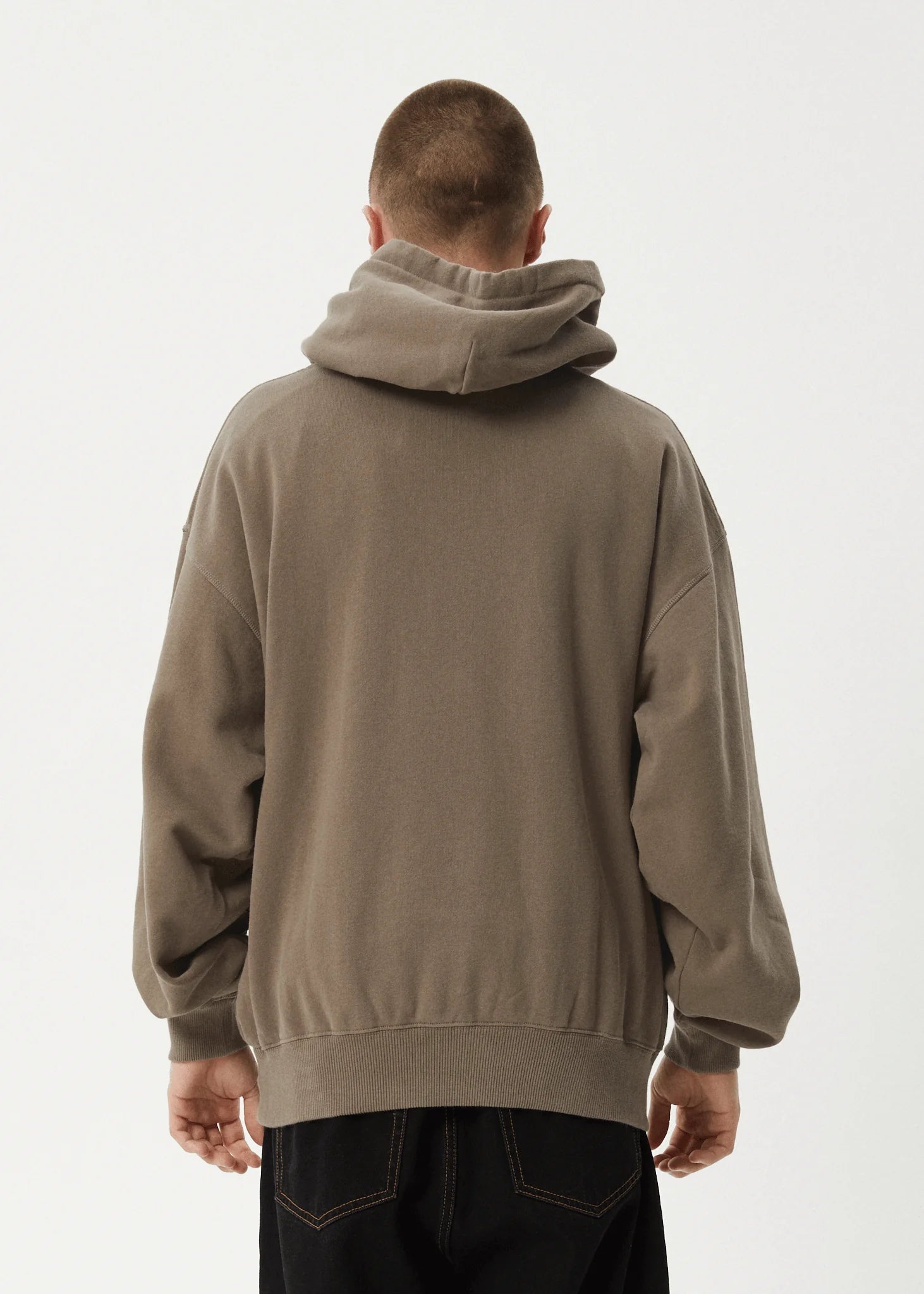 hoodie antic boxy pull on hood fossil