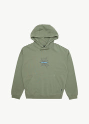 hoodie webhead oil green