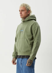 hoodie webhead oil green