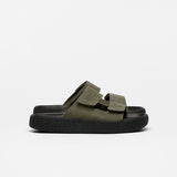sandale etna suede soft kaki black