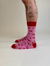 sock AOP cherry