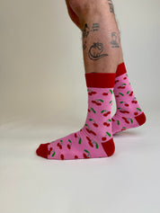 sock AOP cherry