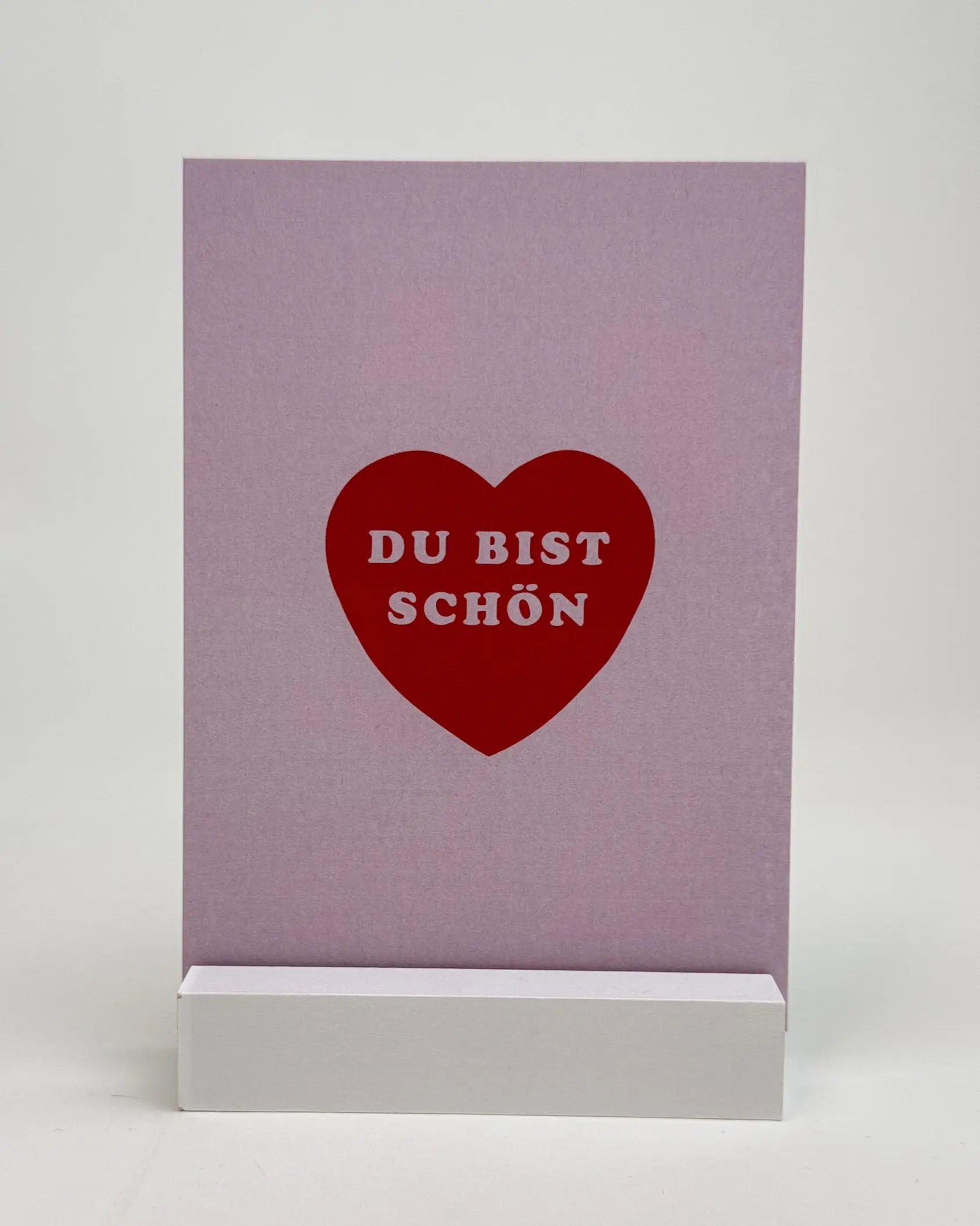 postkarte ettics STUDIO - Du bist schön