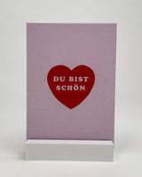 postkarte ettics STUDIO - Du bist schön