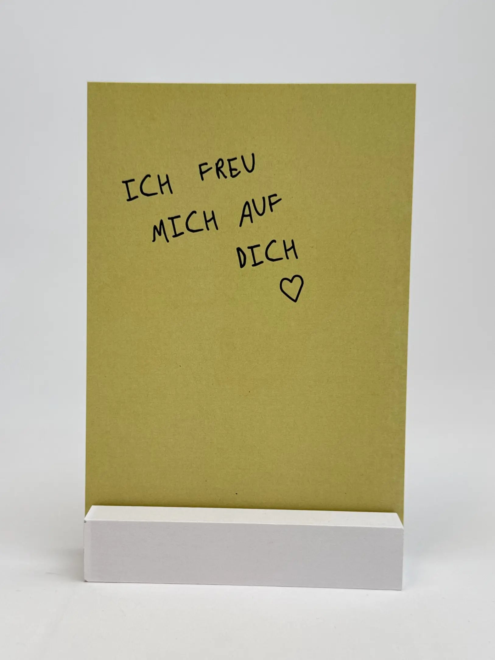 postkarte ettics STUDIO - ich freu mich auf dich