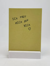postkarte ettics STUDIO - ich freu mich auf dich
