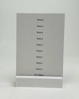 postkarte ettics STUDIO - happy happy birthday