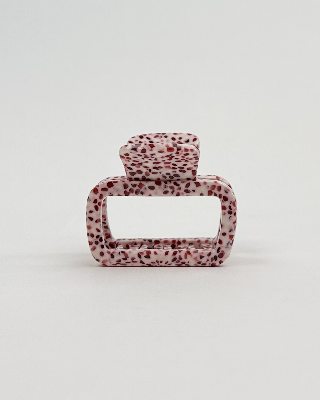 spange slim square medium dots rosa